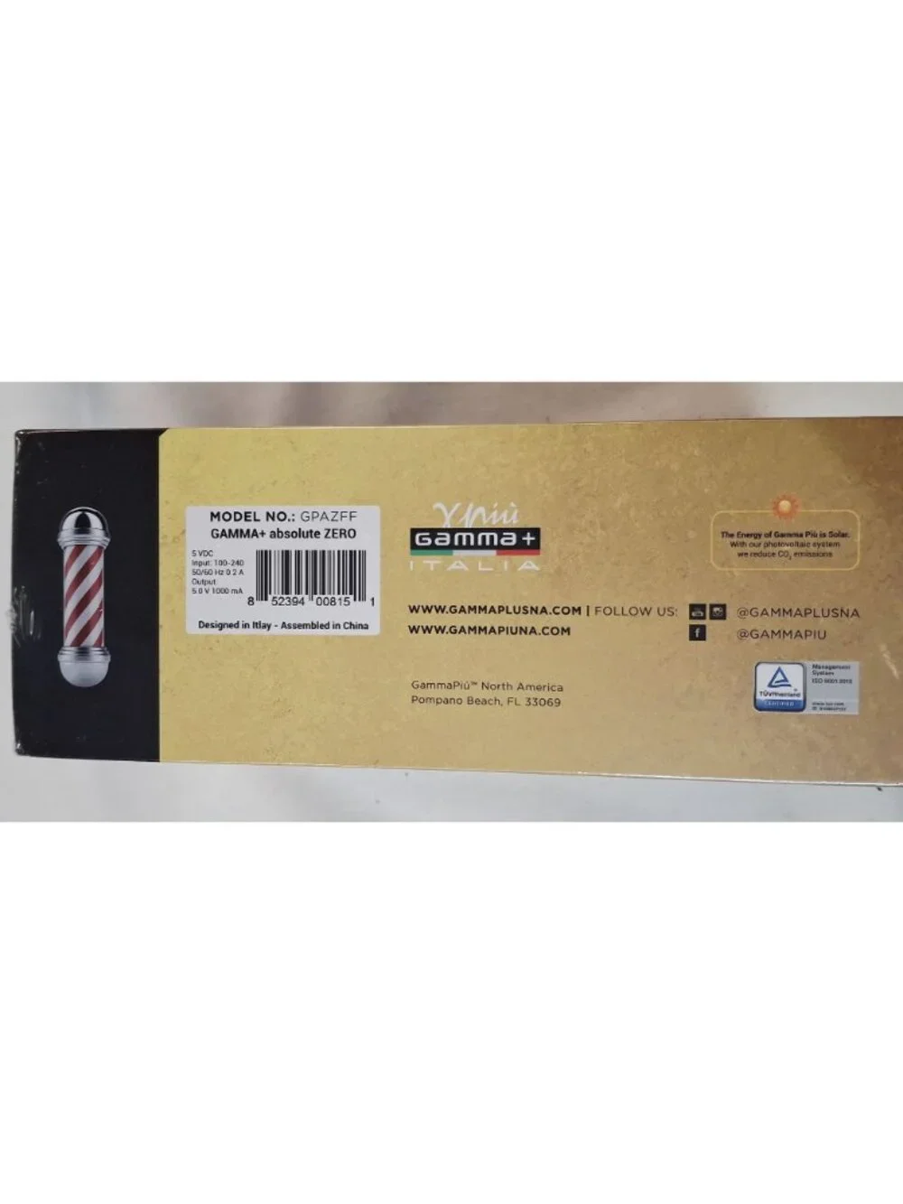 Absolute Zero Gamma+ Forged Professional Finishing Shaver With Retractable Trimm